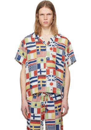 Bode Multicolor International Short Sleeve Shirt