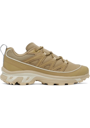 Salomon Tan XT-6 Expanse Leather Sneakers