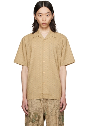 Maharishi Beige Camp Collar Shirt