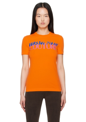Versace Jeans Couture Orange Logo T-shirt