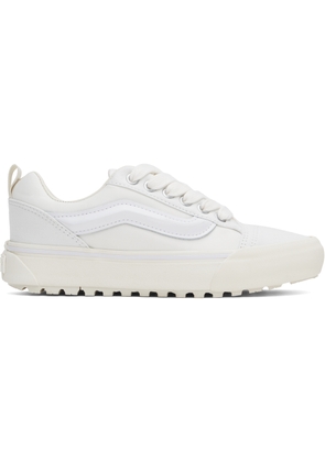 Vans White Knu Skool Mte-1 Sneakers