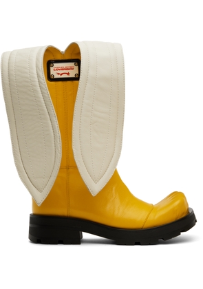 Charles Jeffrey LOVERBOY Yellow Banana Moggies Boots
