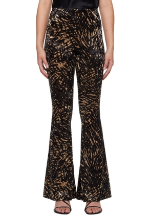 Nanushka Black & Brown Matson Leggings