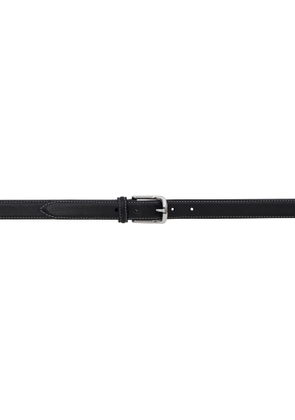 Anderson's Black Contrast Stitching Belt