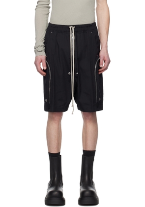 Rick Owens Black Hollywood Heavy Bauhaus Bela Shorts