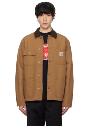Carhartt Work In Progress Brown Michigan Chore Jacket