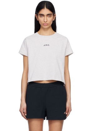 A. P.C. Gray ASICS Edition Cloud T-shirt