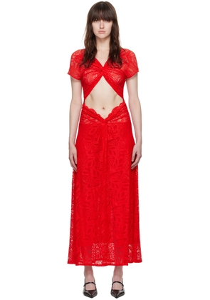 Beaufille Red Sassen Maxi Dress