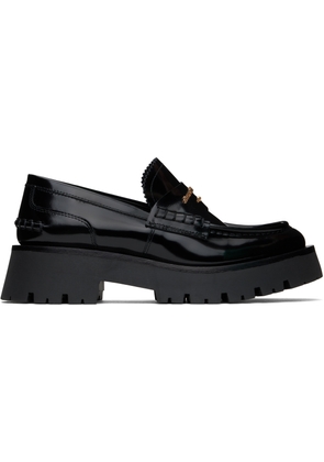 Alexander Wang Black Carter Mid-Heel Lug Loafers