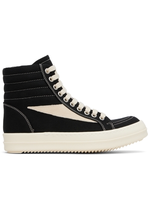 Rick Owens DRKSHDW Black Hollywood Vintage High Sneaks Sneakers
