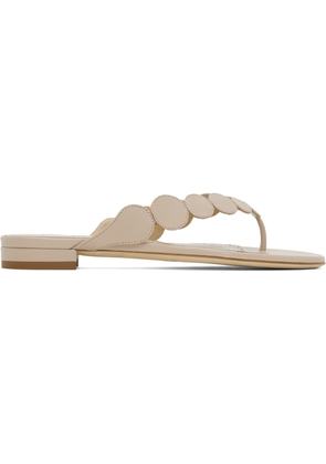Manolo Blahnik Beige Nour Sandals
