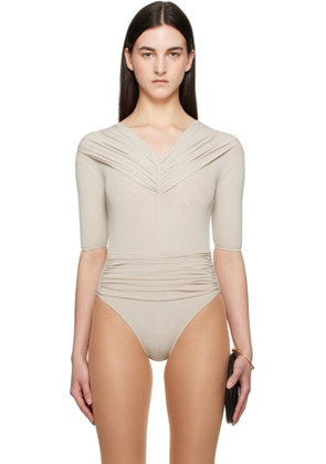 Nicklas Skovgaard Beige Merete Bodysuit