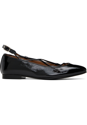 A. P.C. Black Katie Ballerina Flats
