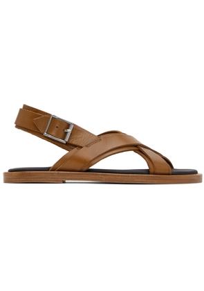 A. P.C. Brown Lou Sandals