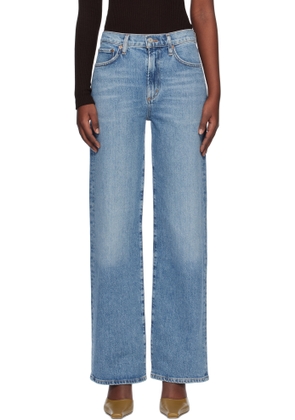 AGOLDE Blue Harper Straight Jeans