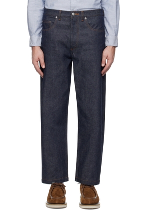 A. P.C. Navy Achille Jeans
