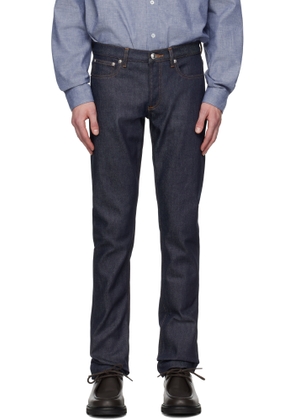 A. P.C. Navy Petit Standard Jeans