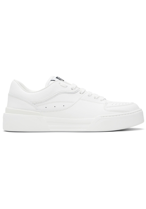 Dolce & Gabbana White New Roma Sneakers