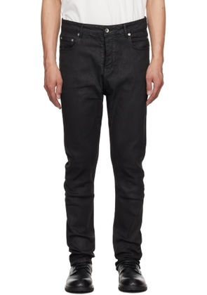 Rick Owens DRKSHDW Black Hollywood Detroit Cut Jeans