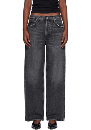AGOLDE Gray Low Slung Baggy 30.5 Jeans