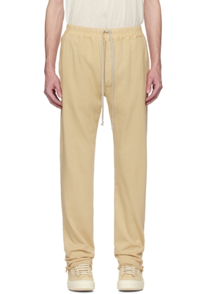 Rick Owens DRKSHDW Beige Hollywood Berlin Drawstring Sweatpants
