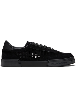 Dolce & Gabbana Black Suede Portofino Yacht Sneakers