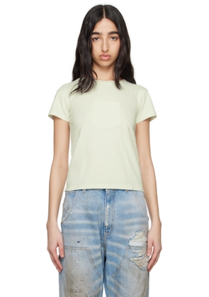 MM6 Maison Margiela Green Heavy Cotton Jersey T-shirt