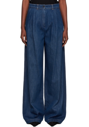 Lanvin Blue Darted Jeans