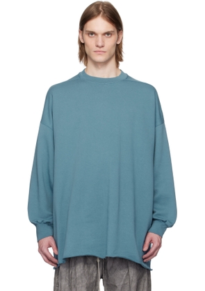 Rick Owens DRKSHDW Blue Hollywood Tommy LS Sweatshirt