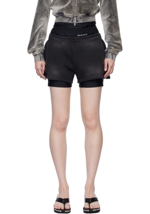 alexanderwang. t Black Pre-Styled Boxer Brief Shorts