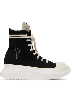 Rick Owens DRKSHDW Black Hollywood Jumbo Laces Abstract Sneakers