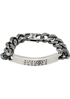 MM6 Maison Margiela Silver Classic Chain Bracelet