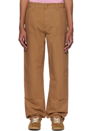 Carhartt Work In Progress Brown Double Knee Trousers
