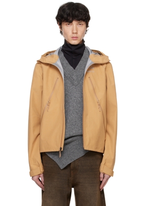 MM6 Maison Margiela Tan Salomon Edition Windbreaker Jacket