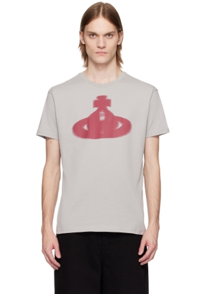 Vivienne Westwood Gray Halftone Orb Classic T-shirt
