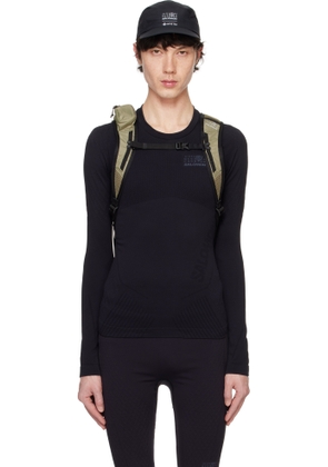 MM6 Maison Margiela Black Salomon Edition Textured T-shirt