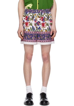 HARAGO Multicolor Printed Floral Shorts