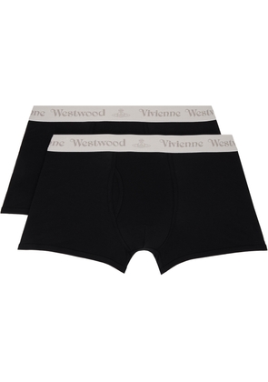 Vivienne Westwood Two-Pack Black & Gray Band Boxer Briefs