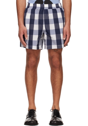 Walter Van Beirendonck Navy Basic Shorts