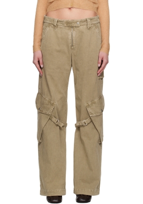 Acne Studios Beige Canvas Cargo Pants