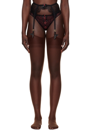 Agent Provocateur Black Lorna Lace Briefs