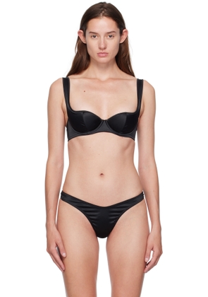 Agent Provocateur Black Nikita Demi Cup Underwired Bra