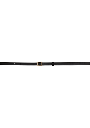Carven Black Double Wrap Leather Belt