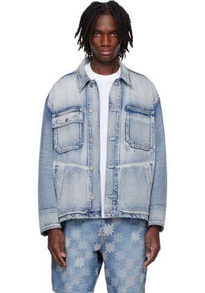Solid Homme Blue Work Denim Jacket