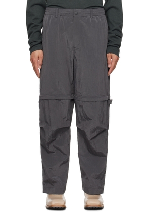 Solid Homme Gray Extension Light Trousers