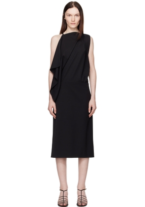 Proenza Schouler Black Elena Midi Dress