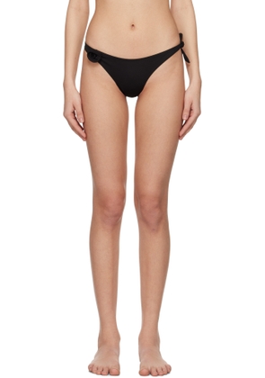 Coperni Black Flower Bikini Bottom