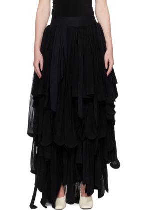 ALAINPAUL Black Tights Maxi Skirt