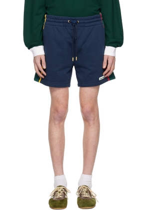 Casablanca Navy Colourblock Shorts