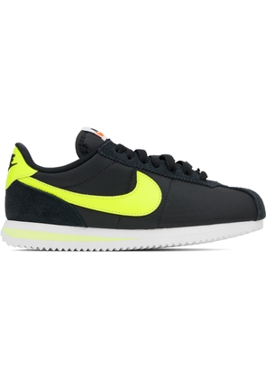 Nike Black & Yellow Cortez Sneakers